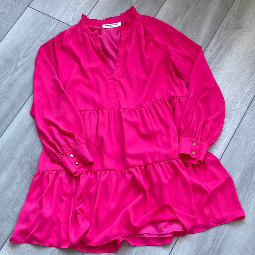 Amanda Uprichard Fuchsia Dress